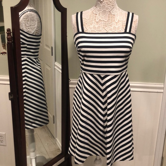 MICHAEL Michael Kors Dresses & Skirts - Michael Kors Fit & Flare Sundress in Navy & White